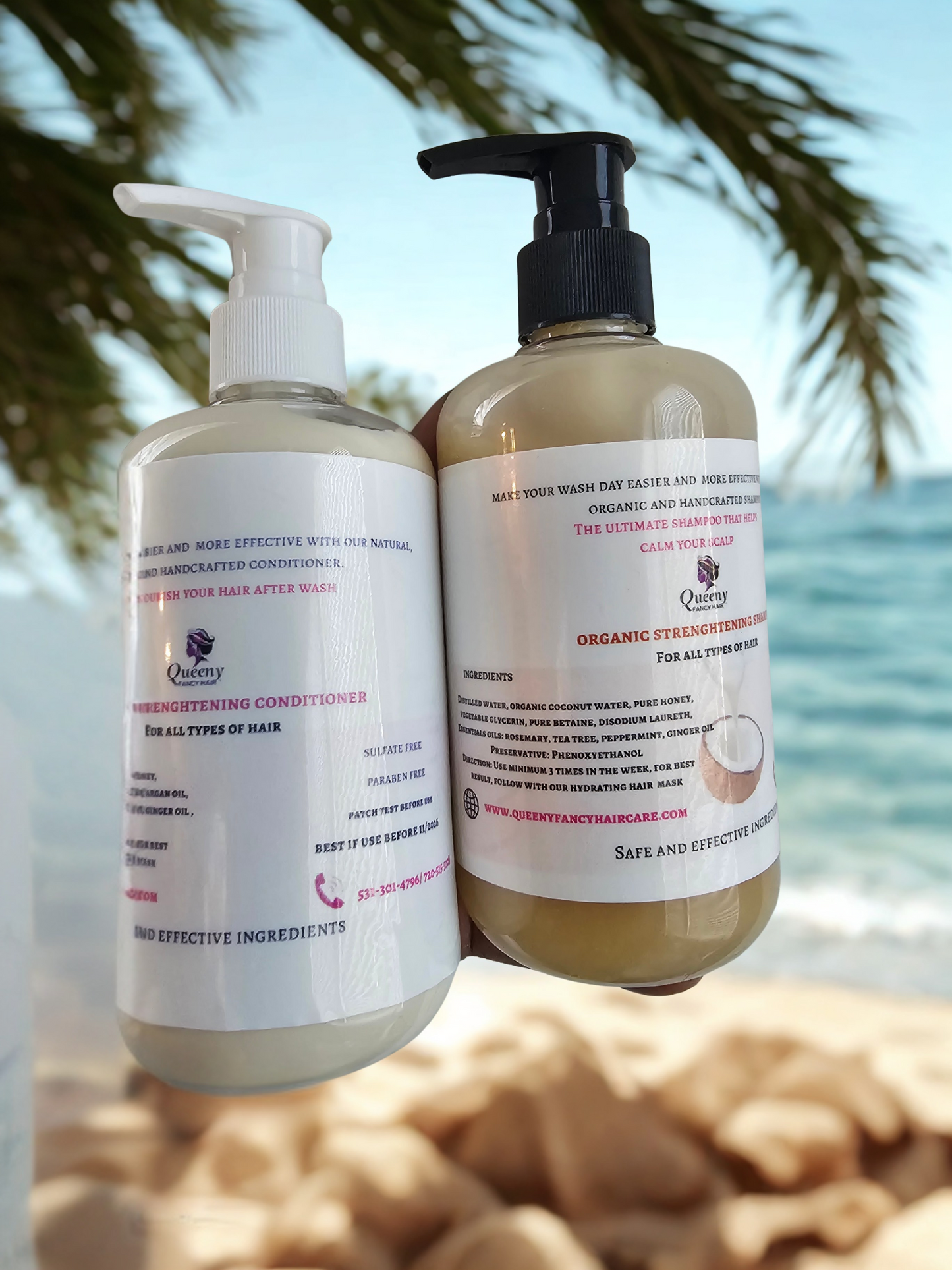 ORGANIC STRENGHNING SHAMPOO and CONDITIONER